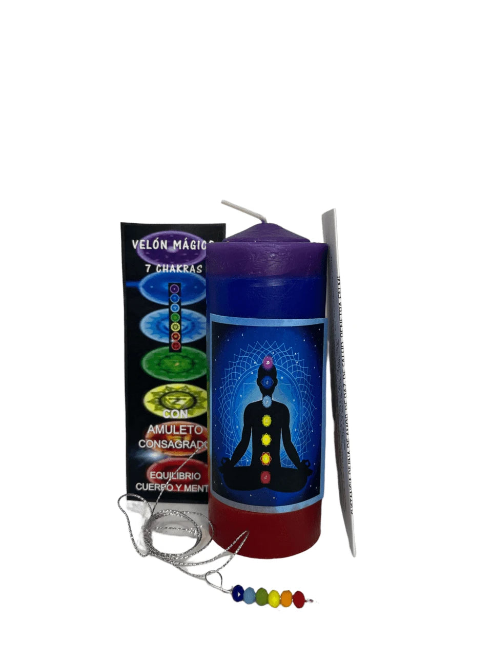 Velón mágico 7 chakras