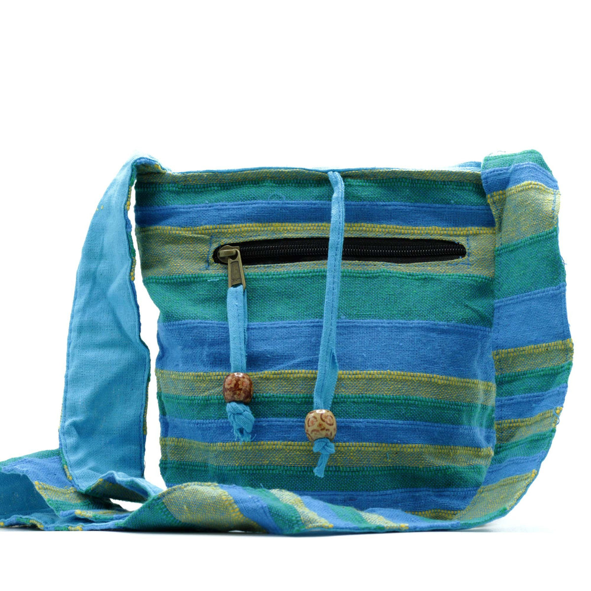 Bolso Nepalí Boho Pradera Verde