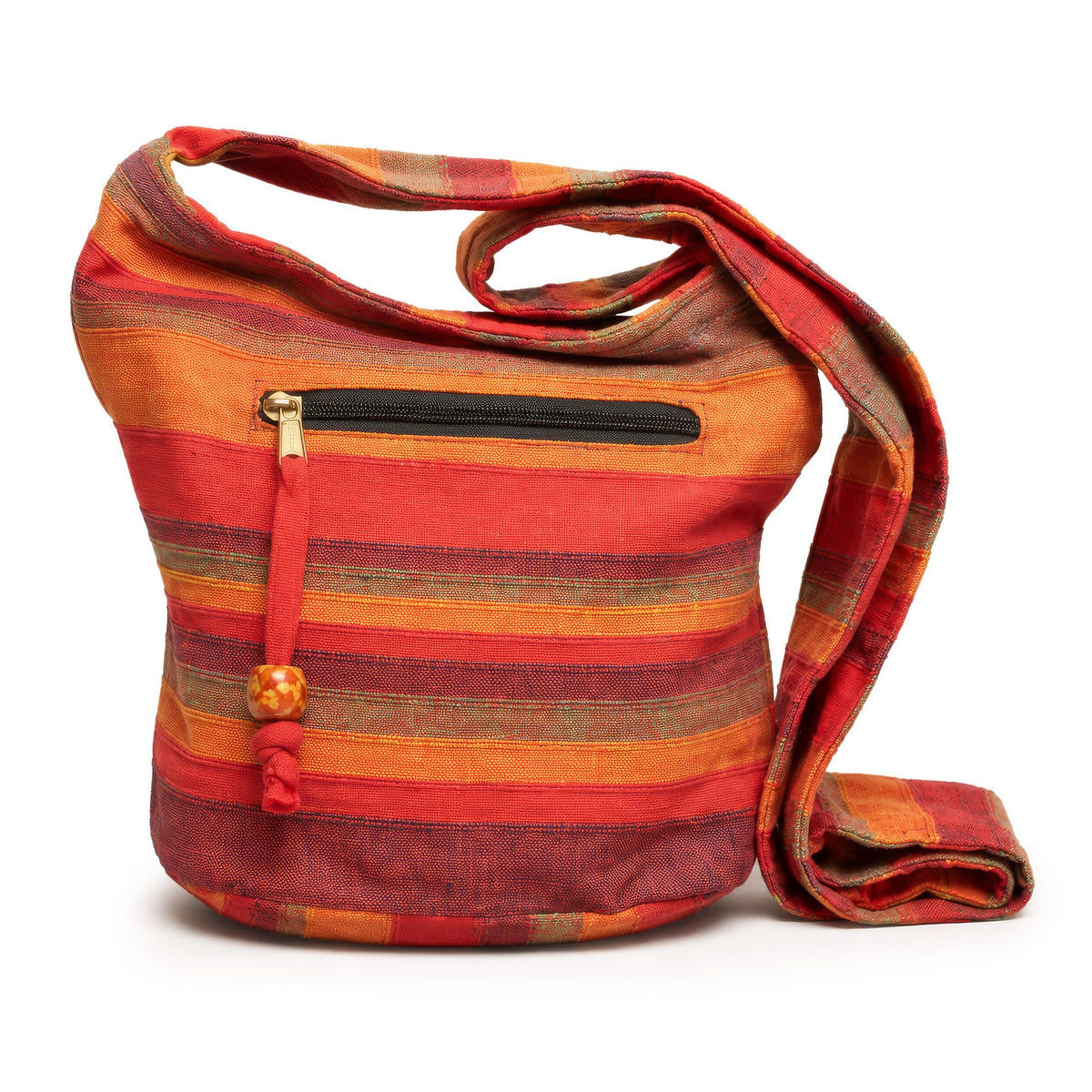 Bolso Nepalí Boho Amanecer Naranja