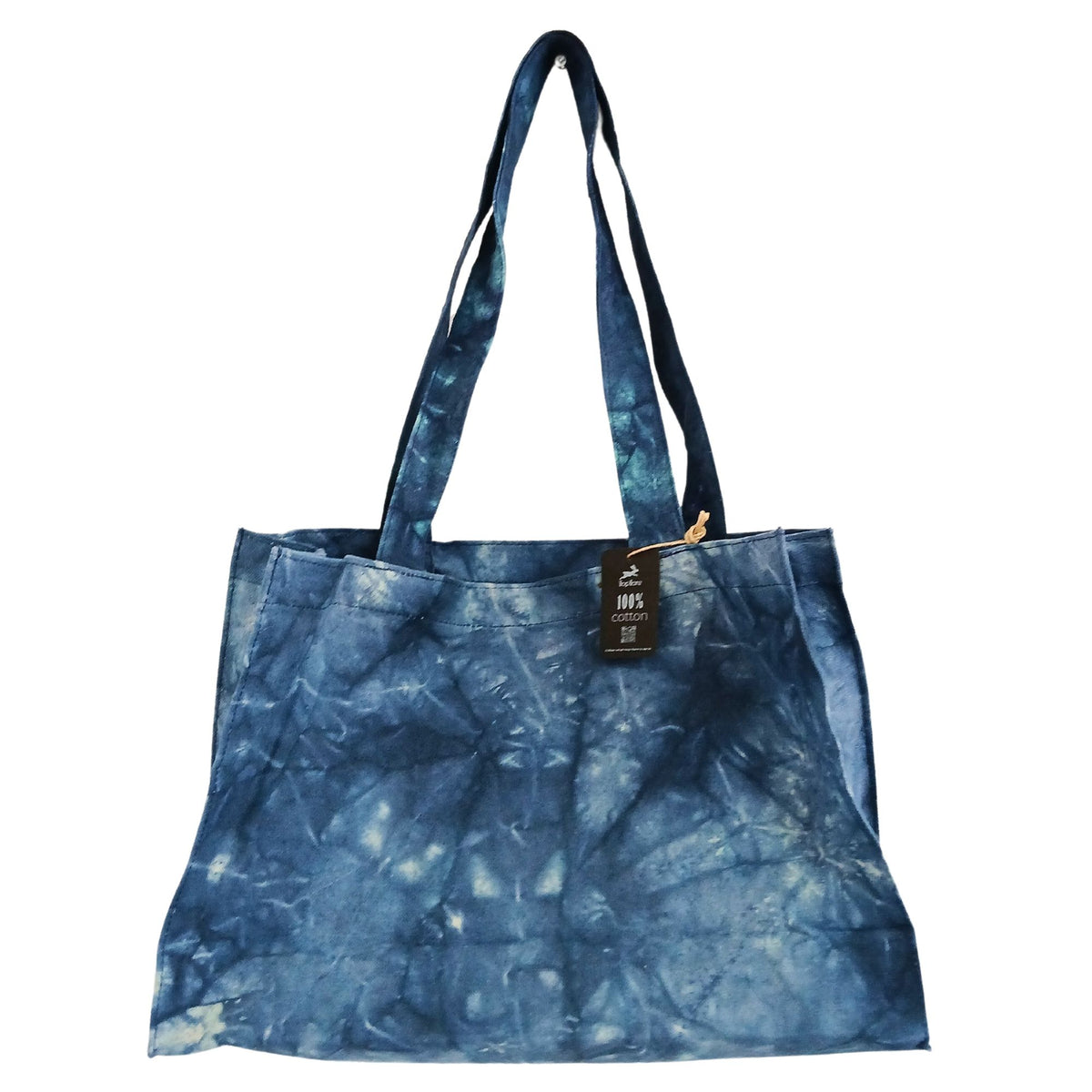 Bolsa de Mano Azul Artesanal