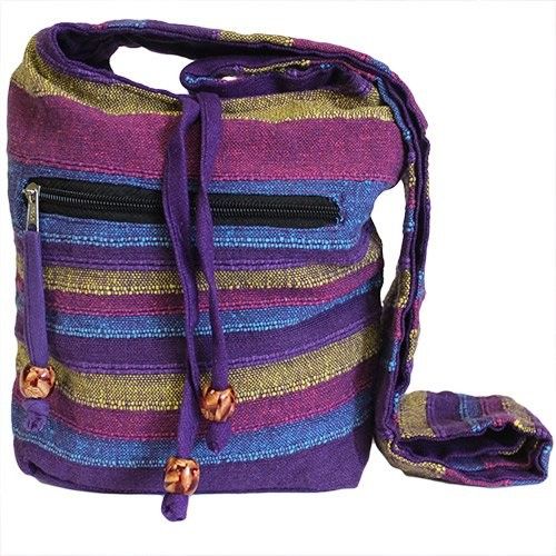 Bolso Nepalí Boho Flores Silvestres