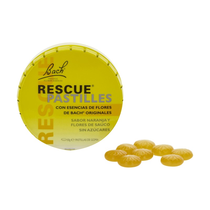 Rescue Remedy Caramelos Naranja y Saúco | Flores de Bach para momentos de estrés