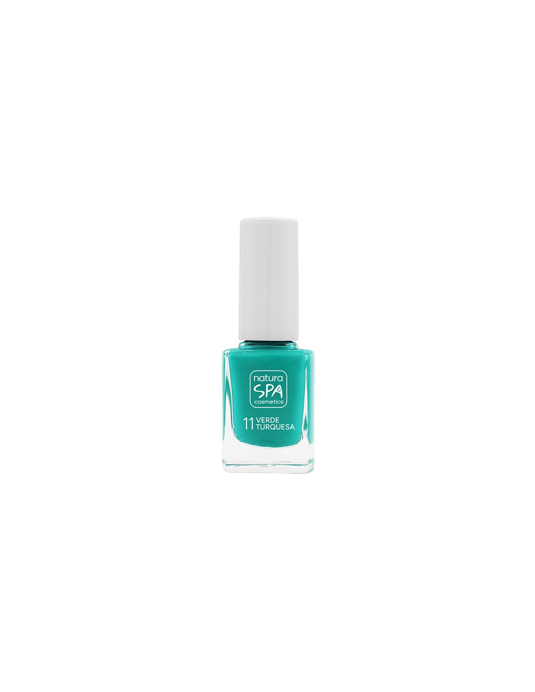 Esmalte de uñas verde turquesa