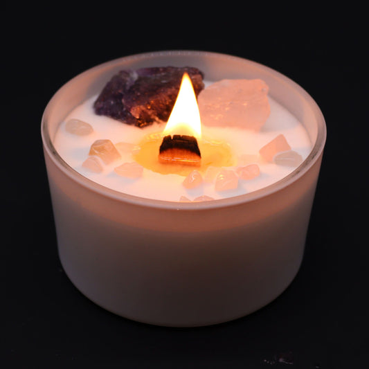 Velas de Cristal de Chakra  - Chakra del tercer ojo