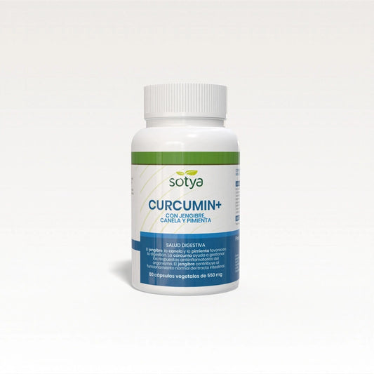 Curcumin+ con Jengibre 550mg Sotya