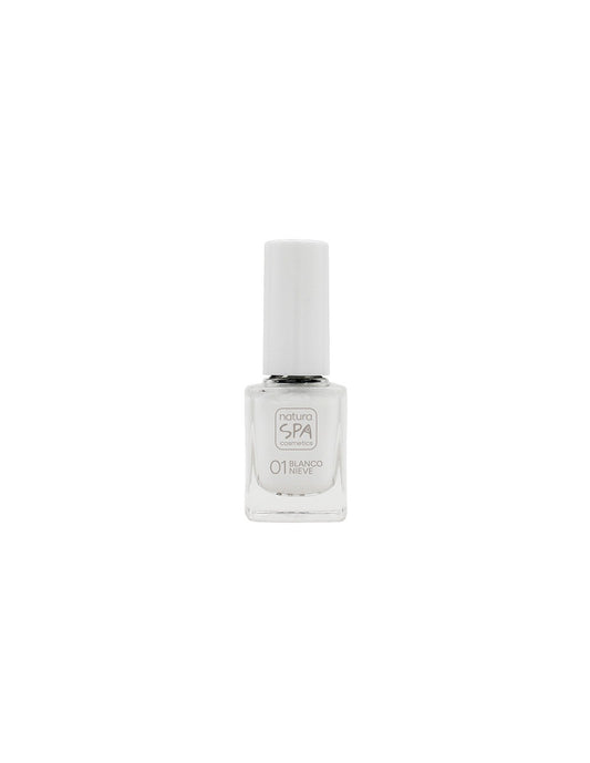 Esmalte de uñas blanco nieve