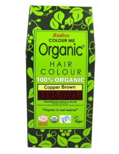 Tinte vegetal castaño cobrizo